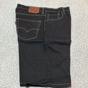 Levi’s Red Tag Black Denim Shorts Size 36